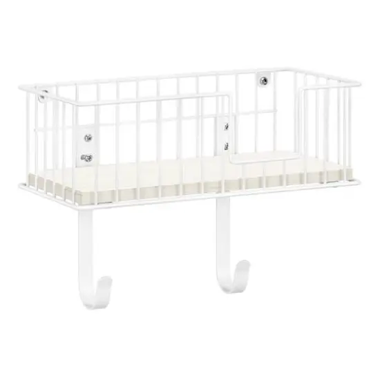 NEX™ White Wall-Mounted T-Leg and Y-Leg Ironing Board Holder {1}