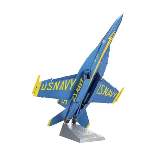 Metal Earth Premium Series ICONX 3D Metal Model Kit - Blue Angels F/A-18 Super Hornet {1}