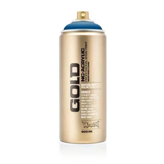 Montana&trade; Gold Acrylic Professional Spray Paint G5075 Signal Blue {5}