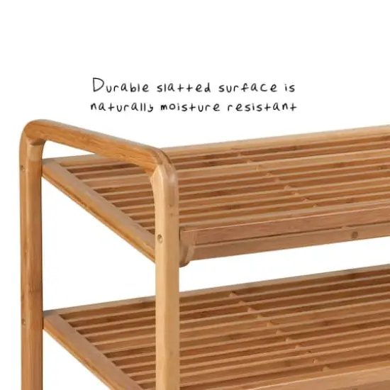 Honey Can Do 3-Tier Bamboo Shoe Rack {3}
