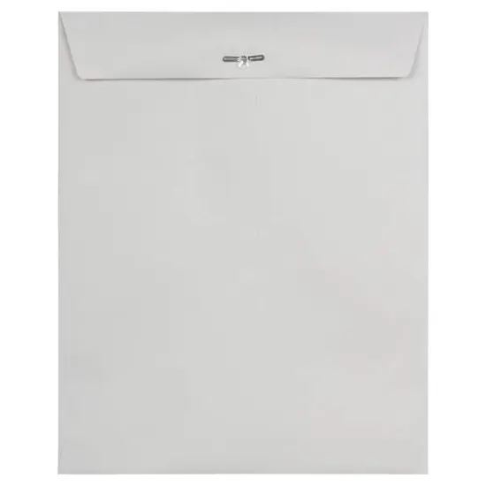 JAM Paper 15" x 20" Gray Open End Clasp Envelopes, 125ct. {3}