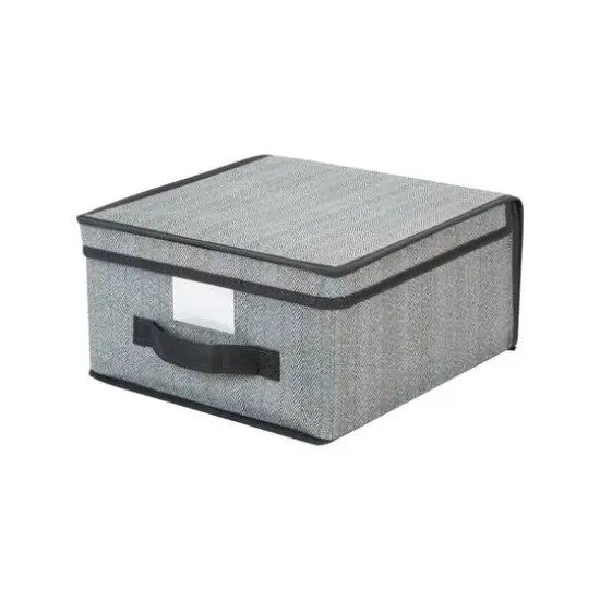 Simplify Medium Storage Box Gray {2}