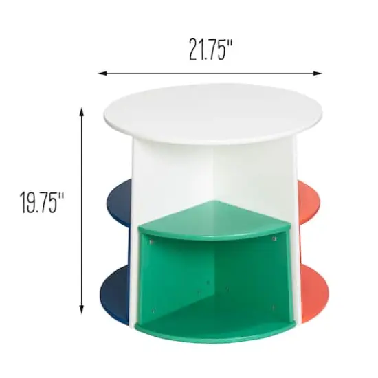 Honey Can Do 19.7" Kids Nesting Table & Chairs Set {6}