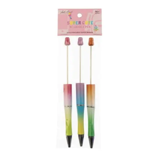 John Bead Super Cute Ombre 3-Piece Beadable Pen Kit {5}