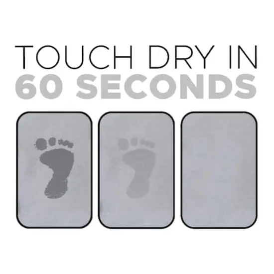 FloorPops Gray Shower Stone Non-Slip Bath Mat {5}