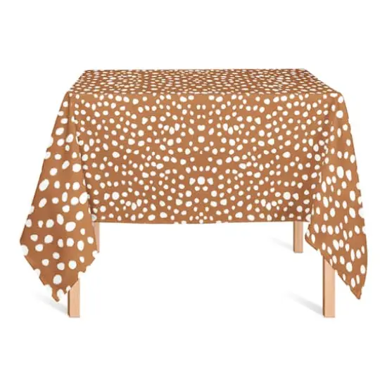 Terracotta Spots Tablecloth {3}