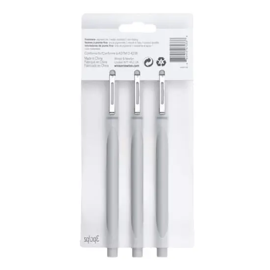 Winsor & Newton&reg; 3 Cool Grey Fineliner Set {4}