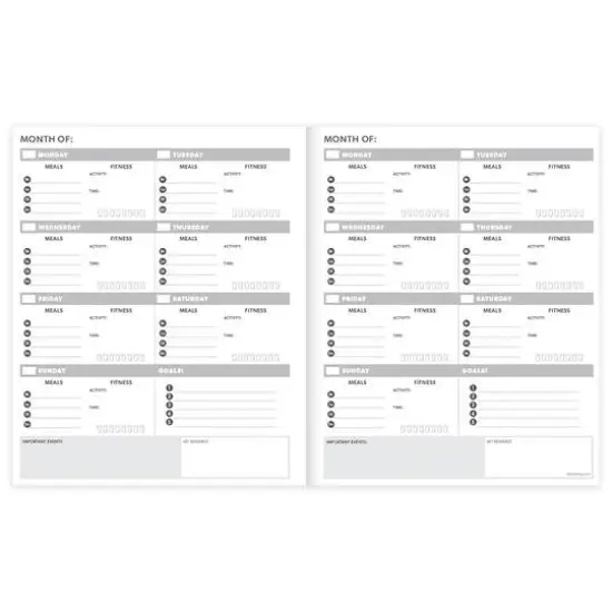 TF Publishing Large Undated Wellness Planner {3}