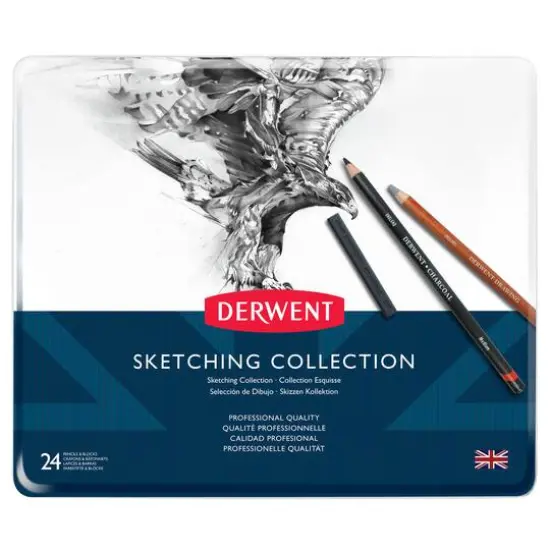 Derwent&reg; Sketching Collection 24 Piece Set {3}