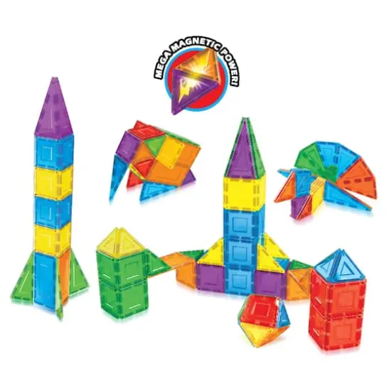 Cra-Z-Art Magrific 3D Magnetic Tiles Magnetic Toy Set, 100ct. {3}