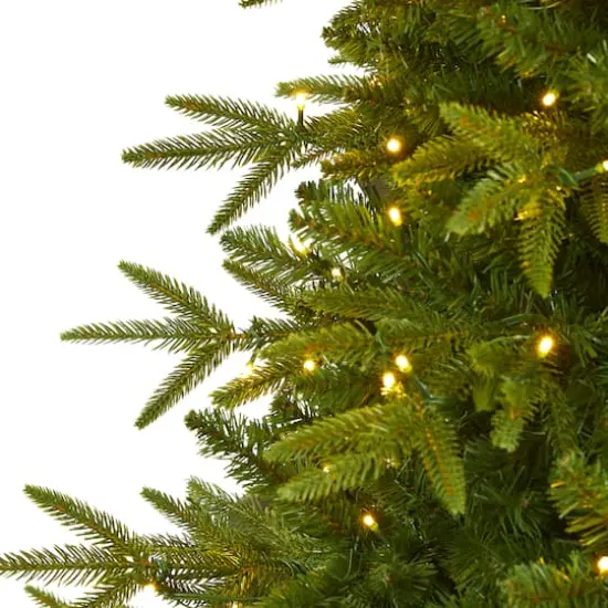 6ft. Pre-Lit Colorado Mountain Fir Artificial Christmas Tree, Clear LED Lights {4}