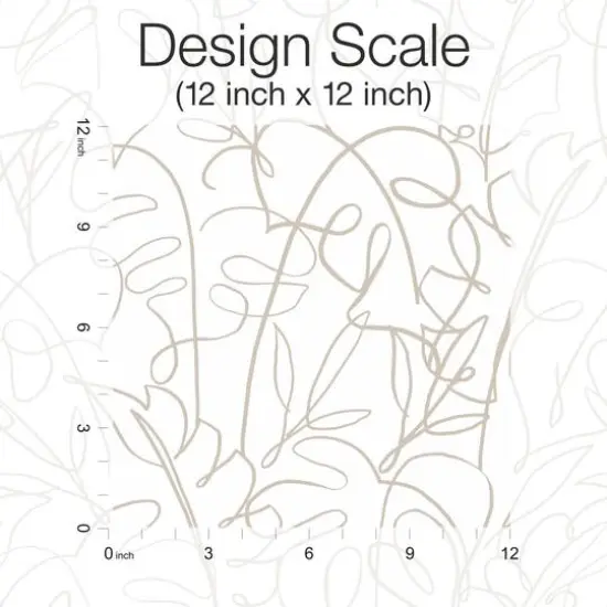 RoomMates Tamara Day Tropical Signature Peel & Stick Wallpaper White and Light Brown {8}