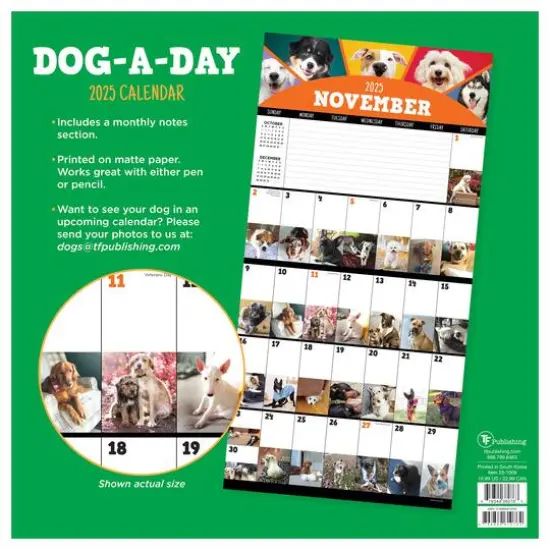 TF Publishing 2025 Dog-a-Day Wall Calendar {3}