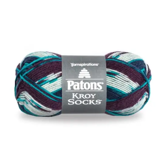 Patons&reg; Kroy Socks&trade; Yarn Blue Raspberry {1}