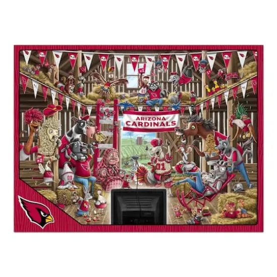 NFL Barnyard Fans 500 Piece Puzzle Arizona Cardinals {5}