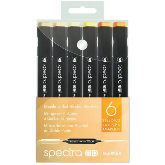 Chartpak&reg; Spectra Ad&trade; Yellow Marker Set {1}