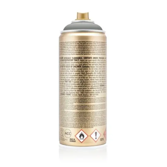 Montana&trade; Gold Acrylic Professional Spray Paint G7260 Meteroite {6}