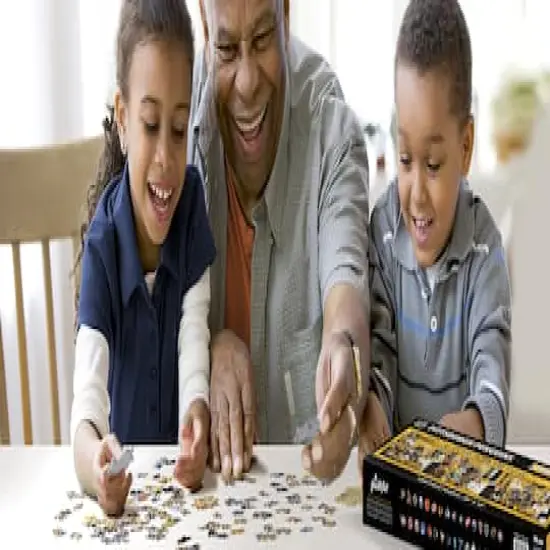 NHL Game Day in the Dog House 1,000 Piece Puzzle Pittsburgh Penguins {4}