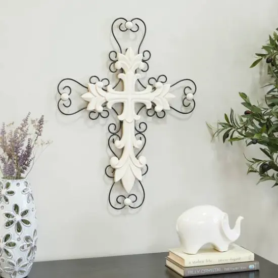 White Traditional Crosses, 18" x 1" x 24" {8}