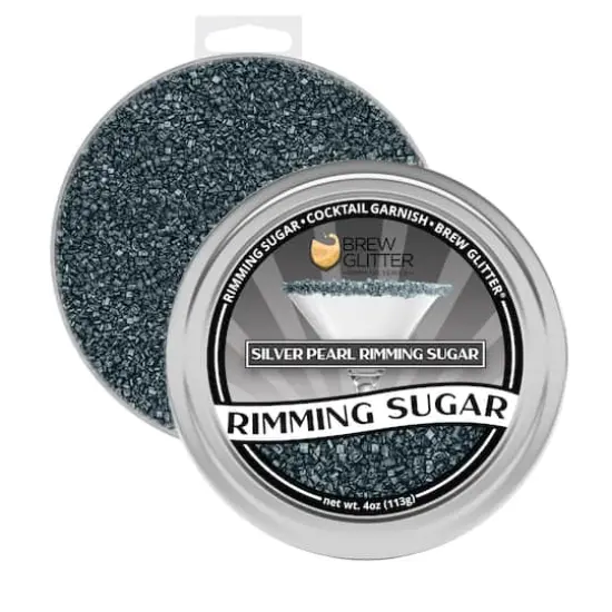 Bakell&reg; Brew Glitter Rimming Sugar Silver {4}