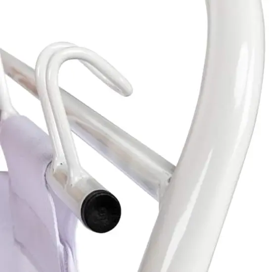 Household Essentials Rolling Laundry Hamper White {12}