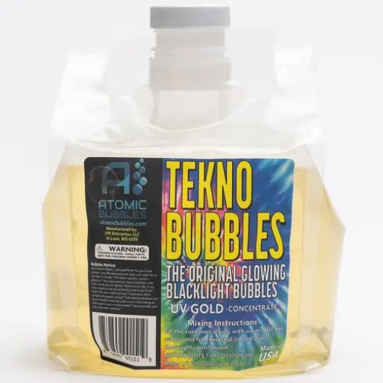 Atomic Bubbles 64oz. Gold Tekno Bubbles Smart Pouch Refill {7}