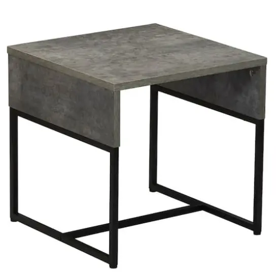 Household Essentials 18" Wrap End Table Gray {1}