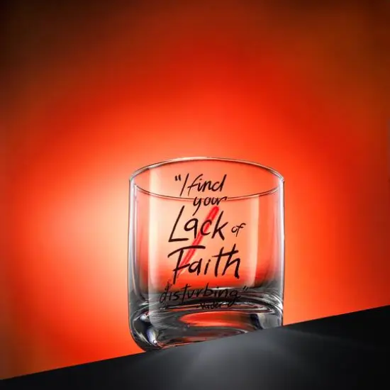 JoyJolt® Star Wars™ 10oz. New Hope Darth Vader Red Lightsaber Short Drinking Glass, 2ct. {3}