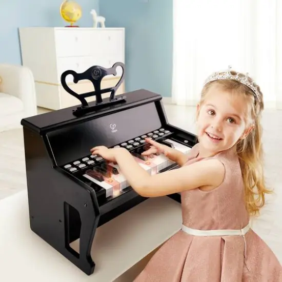 Hape Learn With Lights Black Electronic Piano {5}