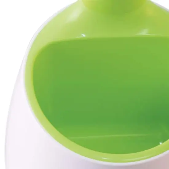 OttLite Wellness Series 23" White & Green Organize LED Desk Lamp {6}