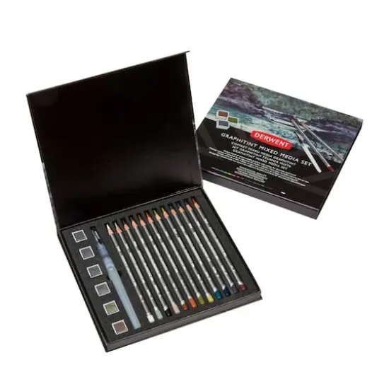 Derwent&reg; 19-Piece Graphitint Mixed Media Set {6}