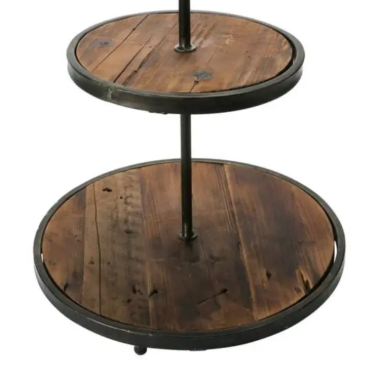 Hello Honey&reg; Decorative Wood & Metal 2 Tier Tray {3}