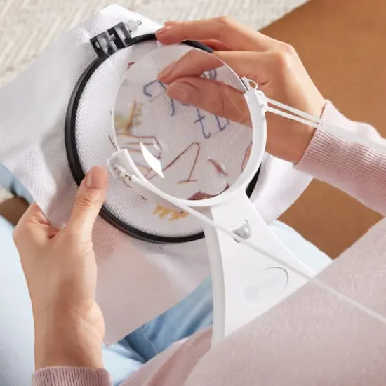 OttLite&reg; 4" Hands-Free LED Magnifier {3}