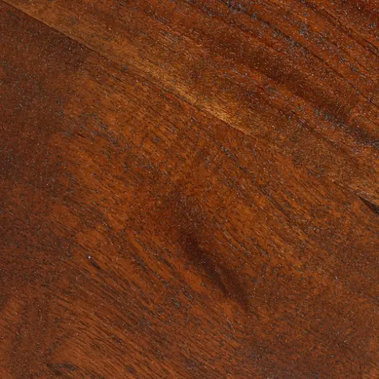 Hello Honey&reg; Elegant Acacia Trestle Round End Table Walnut {5}