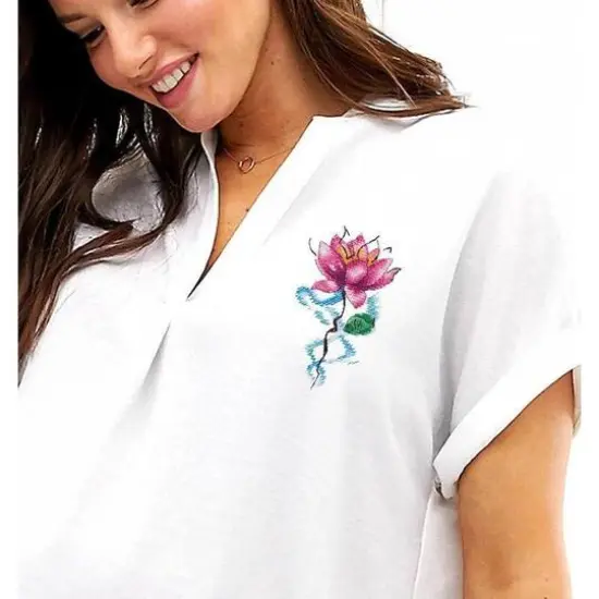 Oven Lotus Cross Stitch Kit {3}