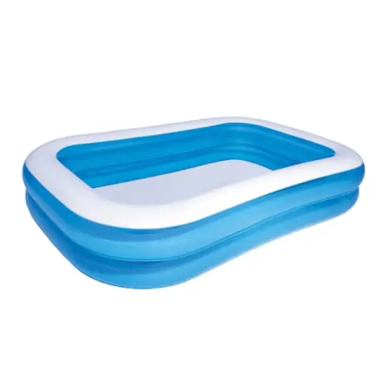 Bestway&reg; 8.5ft. Blue Rectangular Family Pool {1}