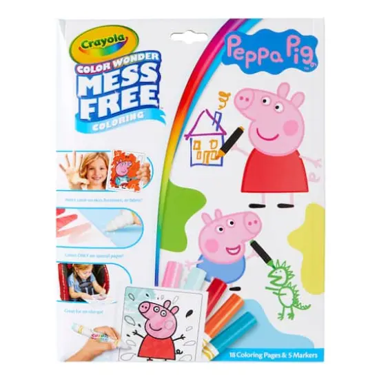 Crayola Peppa Pig Color Wonder Mess Free Coloring Pad & Markers, 2ct. {3}