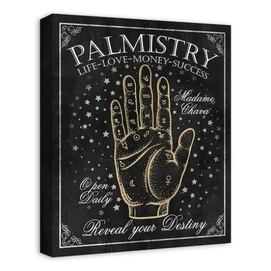 Palmistry Sign 8 16" x 20" Canvas Wall Art {3}