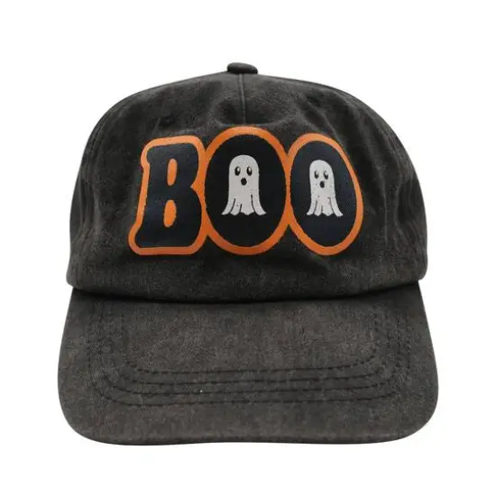 Black Boo Baseball Cap by Celebrate It&trade; {1}