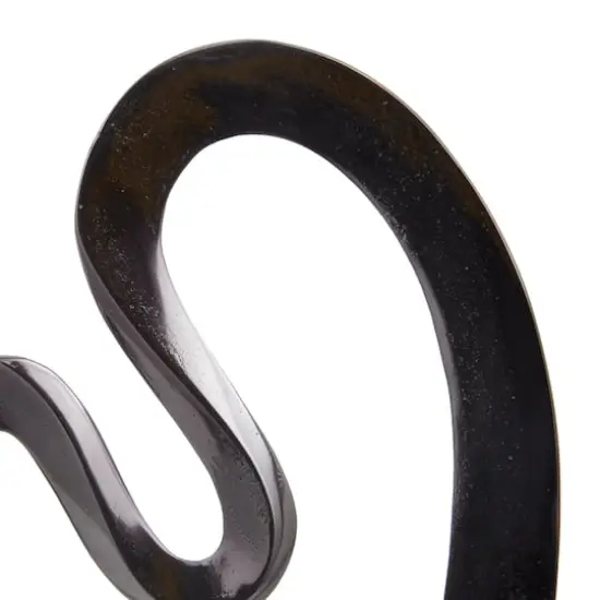 CosmoLiving by Cosmopolitan Black Marble Contemporary Sculpture, 24" x 21" {4}