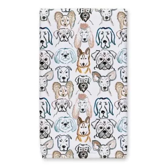 Funny Dog No.3 Tea Towel Set {4}