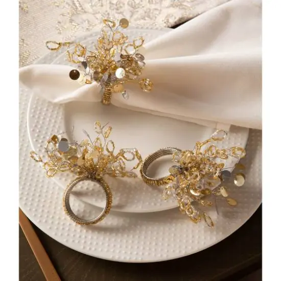 DII&reg; Sparkle Napkin Rings, 6ct. {4}