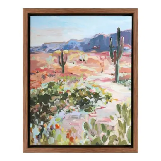 10" Cactus Field Canvas Wall Art by Ashland&reg; {1}