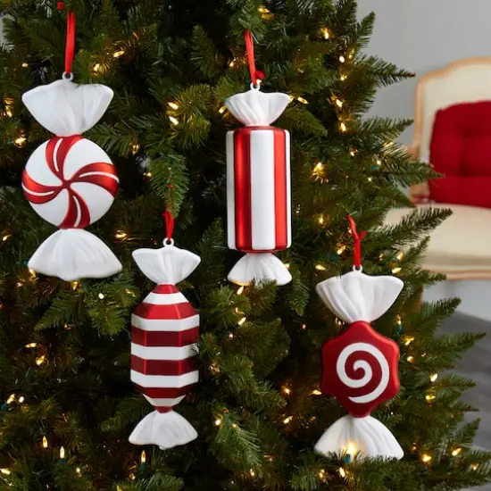 4ct. 12" Shatterproof Jumbo Candy&nbsp;Cane Christmas Ornaments {8}
