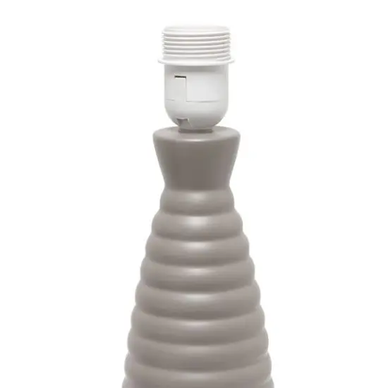 Simple Designs Alsace Bottle Table Lamp Taupe {7}