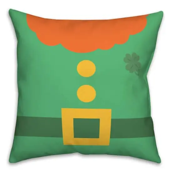 Leprechaun Suit Print Throw Pillow {1}