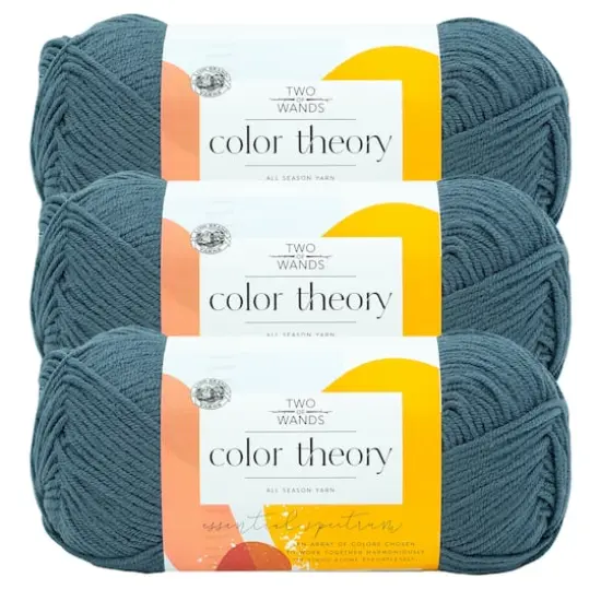 3 Pack: Lion Brand&reg; Two of Wands Color Theory Yarn Stonewash {1}