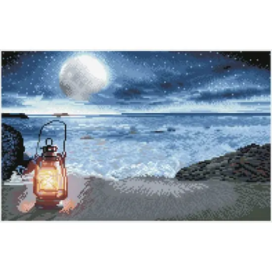 Diamond Dotz&reg; Intermediate Seaside Vigil Diamond Painting Kit {3}