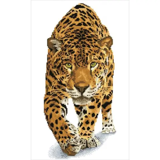 Diamond Dotz&reg; Intermediate On the Prowl Pre-Framed Diamond Painting Kit {3}