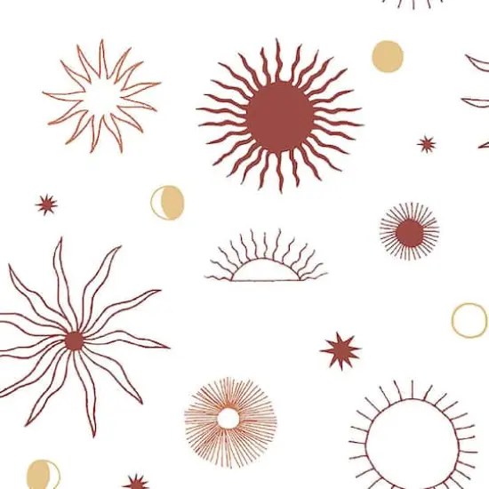 Elana Gabrielle Sun Phases Peel & Stick Wallpaper Fire {1}